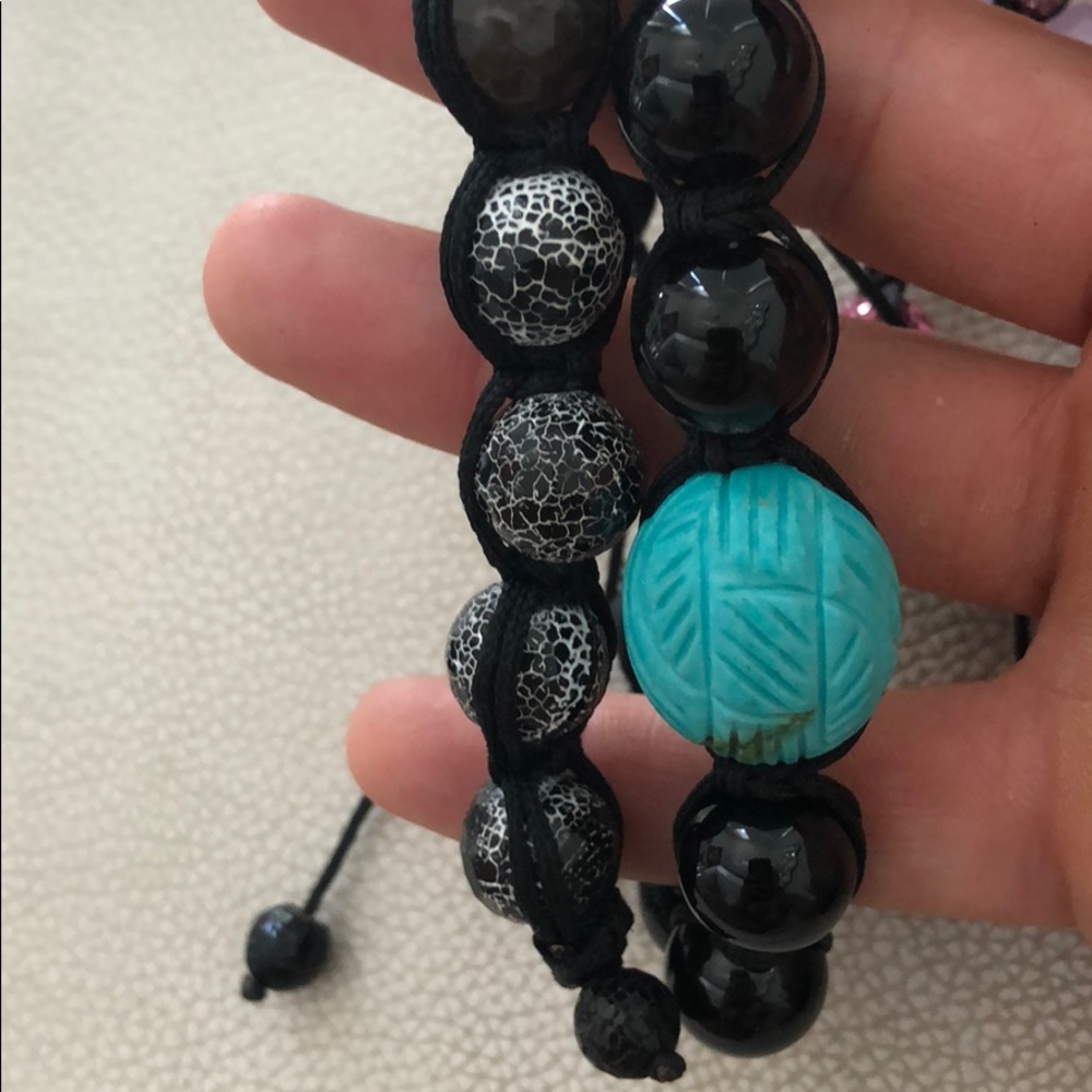 Assorted Beaded Drawstring Bracelets With Crystal - image 4